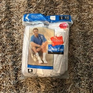 Hanes: Men's Crew Cushion Socks 6-12